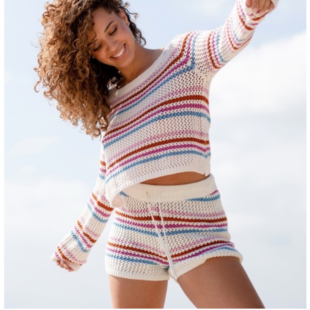 L*Space Multicolor Striped Sweater